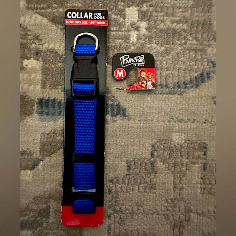 Adjustable Dog Collar - Medium - 14-20” by Paws Premium